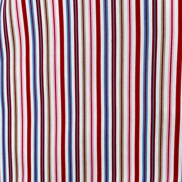 BUGATCHI Size XL White Multi Color Stripe Cotton Spread Collar Long Sleeve Shirt - Picture 2 of 8